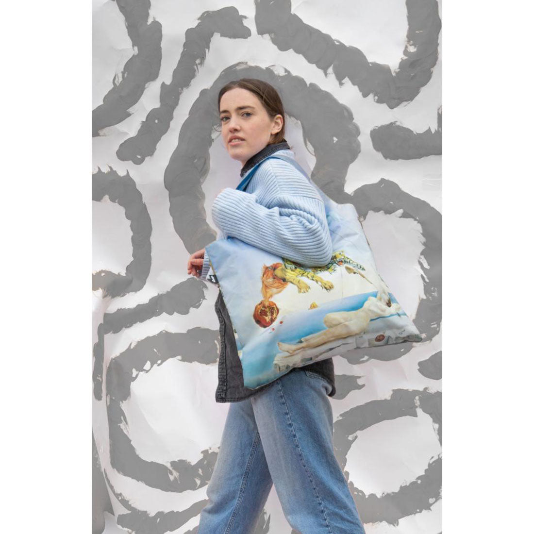 シネマコレクション cinemacollection サルバドール ダリ エコバッグ Bag Dream Caused by the Flight of a Bee LOQI ローキー エーワイ SALVADOR DALI お買い物バッグ グッズ マルチカラー