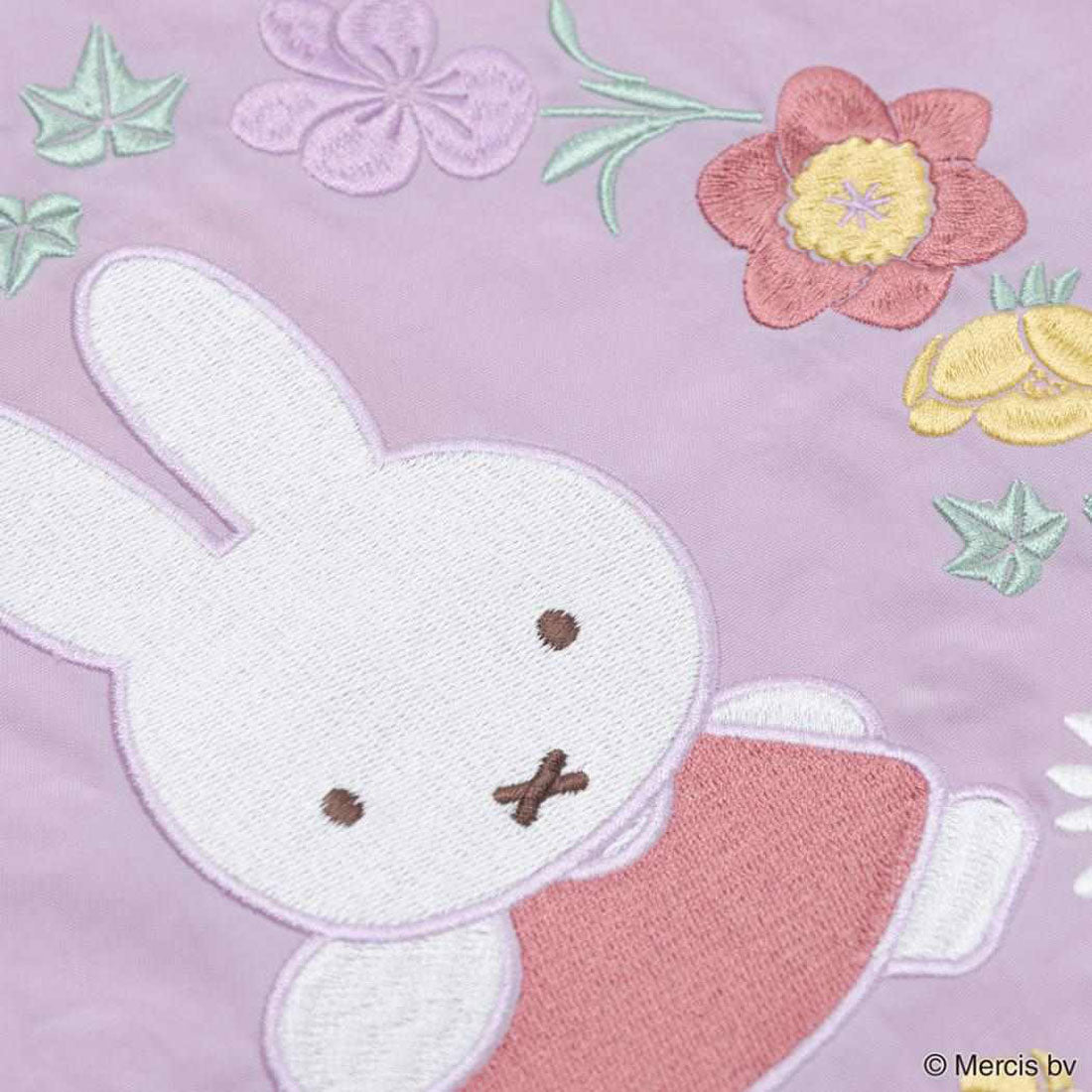 シネマコレクション cinemacollection ミッフィー エコバッグ ショッピングバッグ MIFFY EMBROIDERY ピンク ディックブルーナ エフエービージャパン お買い物バッグ 絵本キャラクター グッズ ピンク