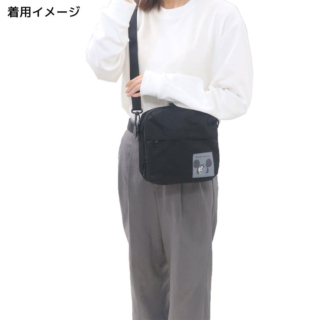 シネマコレクション cinemacollection ミッキーマウス 斜め掛けかばん ショルダーバッグ YE ディズニー マリモクラフト プレゼント キャラクター グッズ ブラック