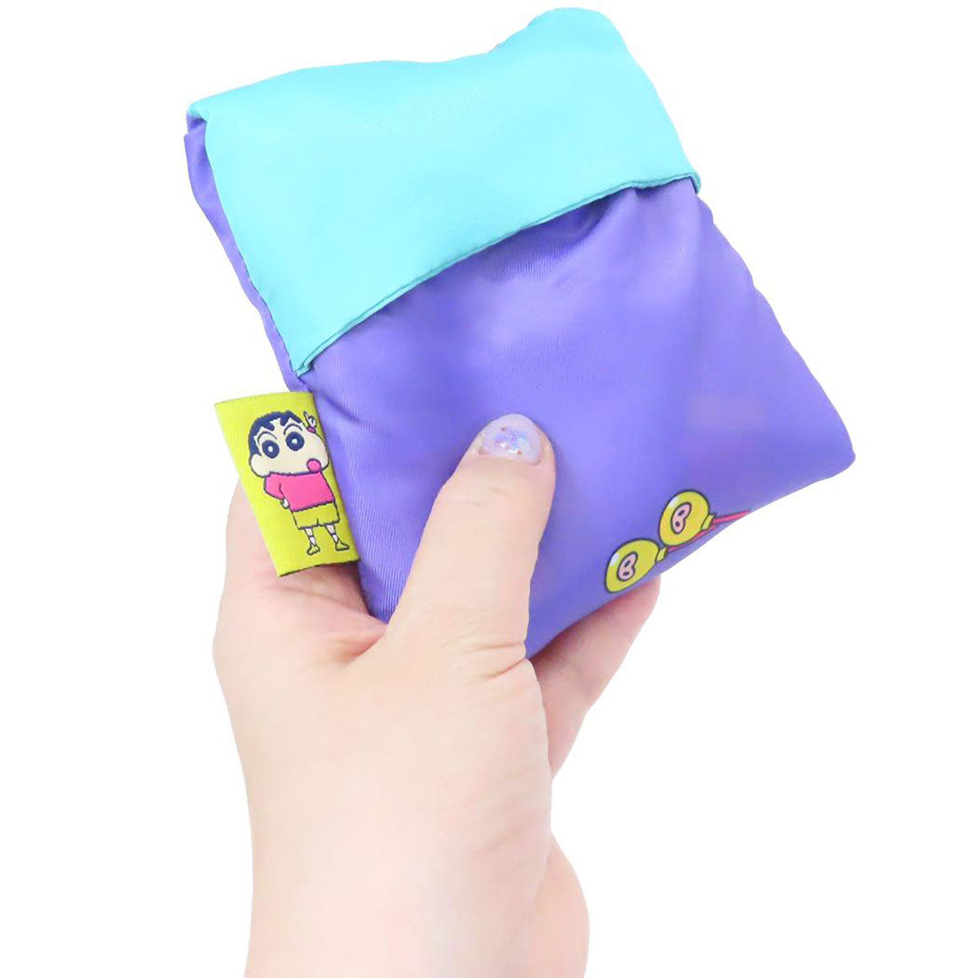 シネマコレクション cinemacollection クレヨンしんちゃん エコバッグ マルシェショッピングバッグ 集合 スモールプラネット 折りたたみ お買い物かばん アニメキャラクター グッズ パープル