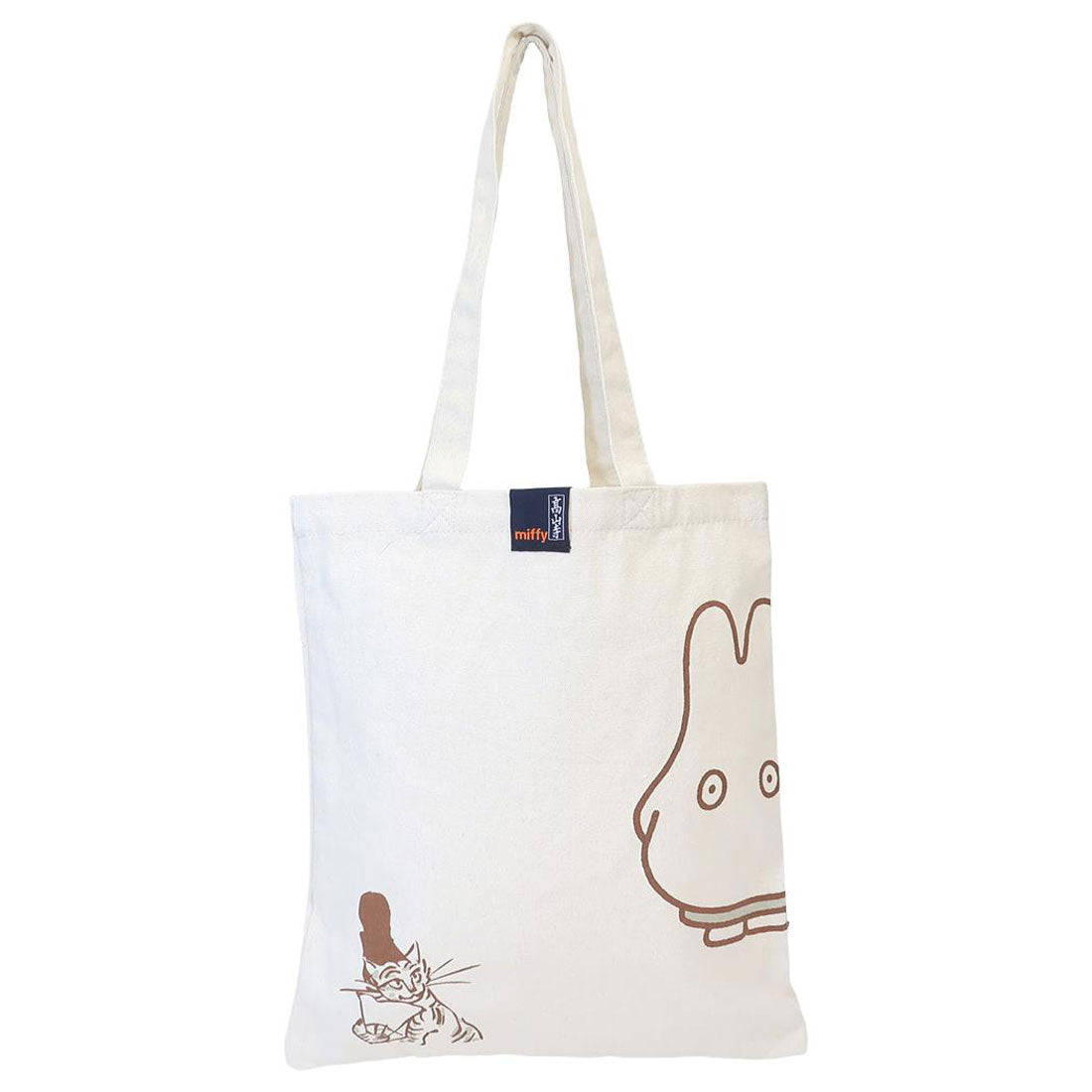 シネマコレクション cinemacollection ミッフィー 手提げかばん トートバッグ miffyx鳥獣戯画 にゃーに？ ディックブルーナ マリモクラフト サブバッグ 絵本キャラクター グッズ 他