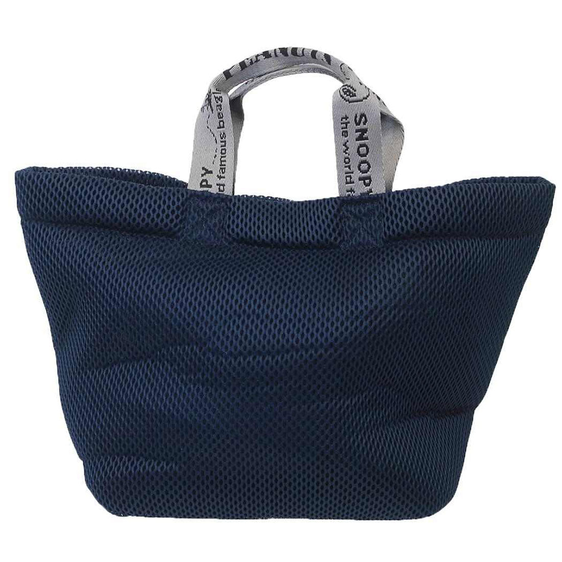 シネマコレクション cinemacollection スヌーピー ハンドバッグ IP デリ wafer ウエッファ Peanuts-0K メッシュ生地ミニバッグ NAVY ピーナッツ ルートート 手提げかばん ミニトート キャラクター グッズ ネイビー
