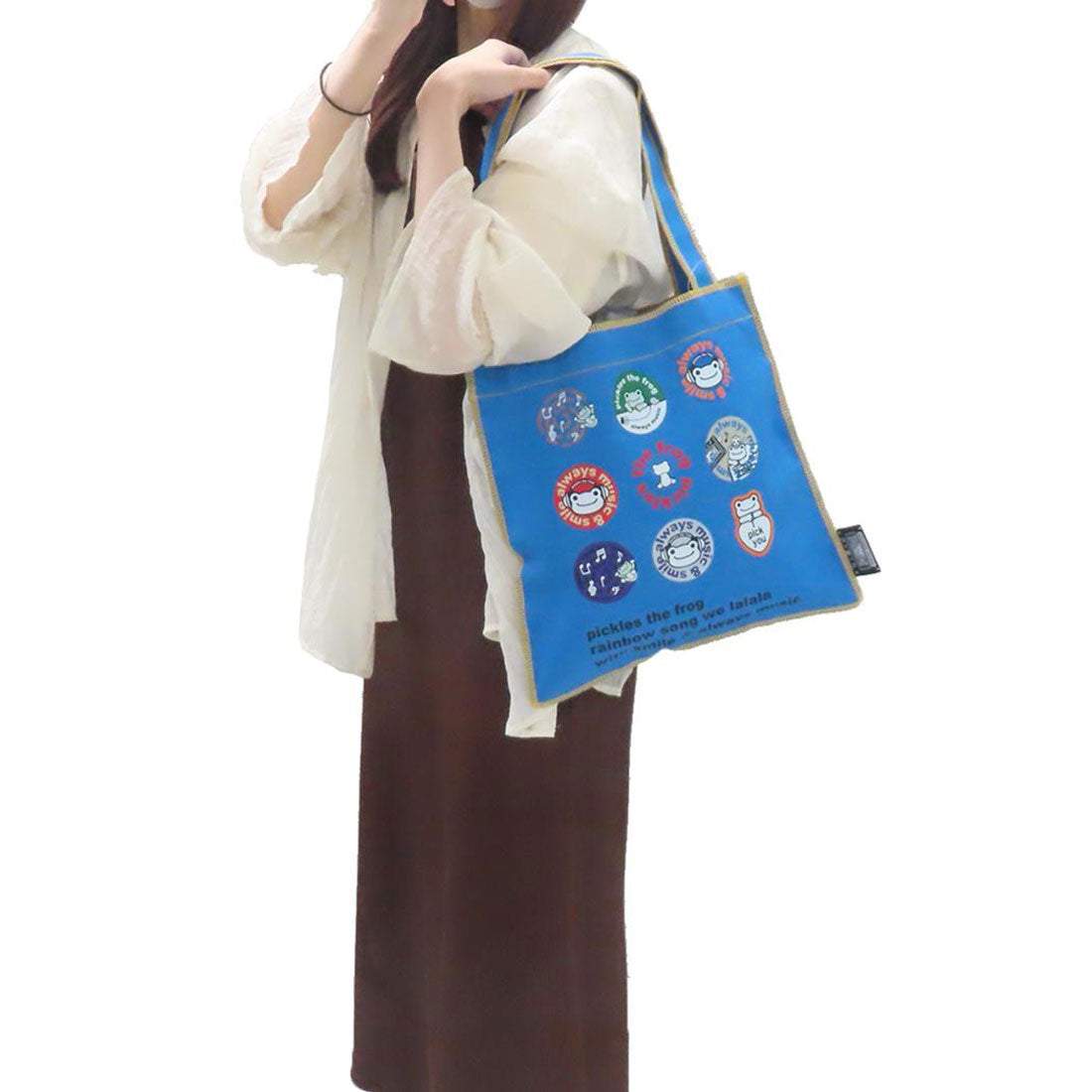 シネマコレクション cinemacollection かえるのピクルス トートバッグ スクエアトート always music ナカジマ 手提げかばん キャラクター グッズ 他