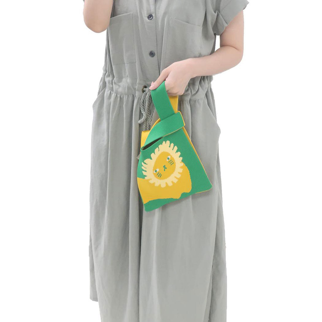 シネマコレクション cinemacollection ドナウィルソン ミニバッグ ミニニットバッグ リッチーのバッグ 丸眞 サブバック おしゃれ グッズ グリーン