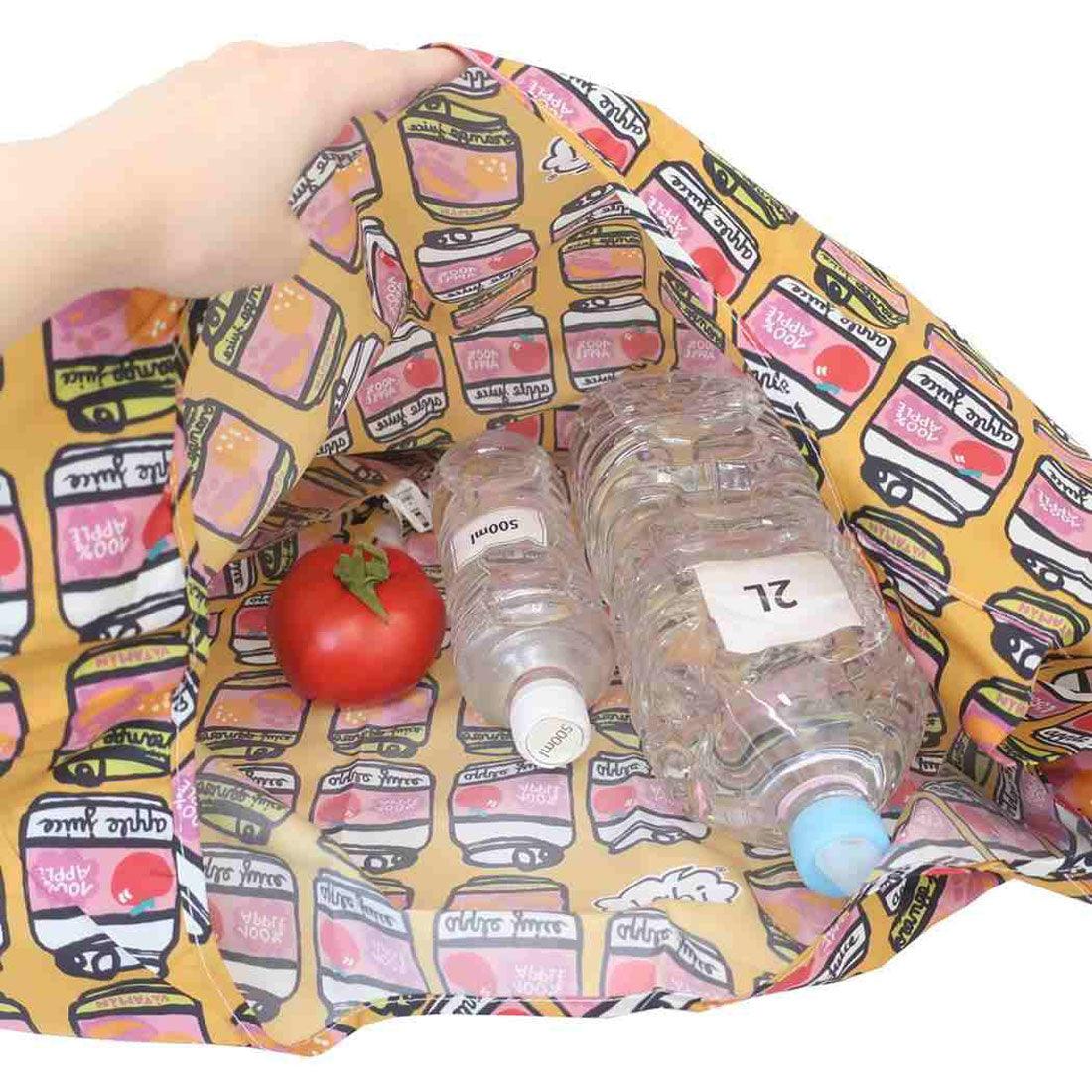 シネマコレクション cinemacollection ヤップ ショッピングバッグ エコバッグ 缶ジュースエコ 丸眞 お買い物かばん おもしろ雑貨 グッズ イエロー