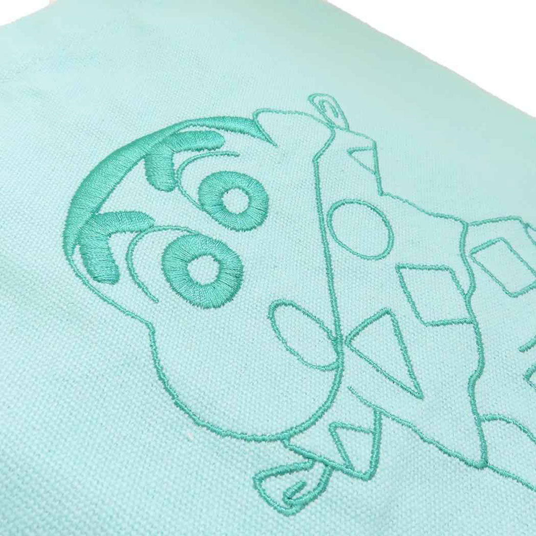 シネマコレクション cinemacollection クレヨンしんちゃん トートバッグ 刺繍ミニトート パジャマ柄 マリモクラフト 手提げかばん ミニバッグ アニメキャラクター グッズ グリーン