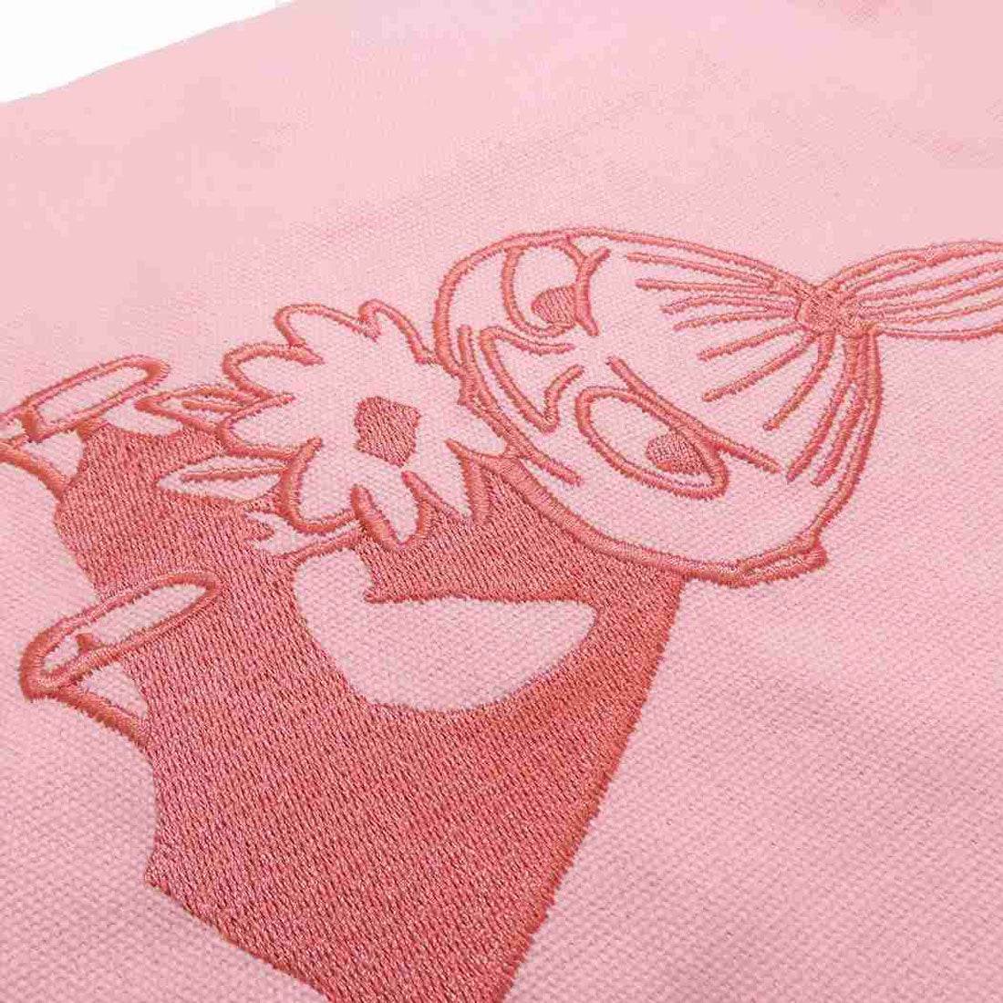 シネマコレクション cinemacollection ムーミン トートバッグ 刺繍ミニトート リトルミイ 北欧 マリモクラフト 手提げかばん ミニバッグ キャラクター グッズ ピンク