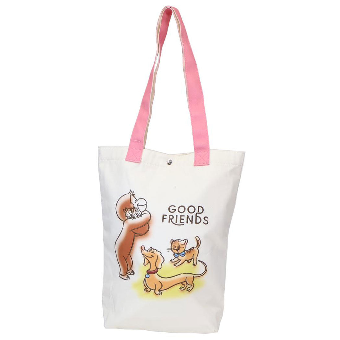 シネマコレクション cinemacollection おさるのジョージ 手提げかばん トートバッグ グッドフレンズ 丸眞 手提げバッグ 学校 オフィス 絵本キャラクター グッズ 他