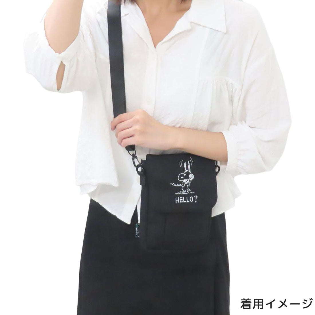 シネマコレクション cinemacollection スヌーピー 斜め掛けかばん パスポートショルダー VINTAGE BK ピーナッツ マリモクラフト トラベル 撥水 キャラクター グッズ 他