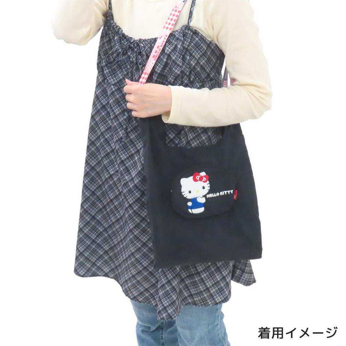 シネマコレクション cinemacollection シナモロール エコバッグ IP.RSmid.サンリオキャラクターズ A ショルダー付ショッパー サンリオ ルートート ショッピングバッグ お買い物かばん 折りたたみ キャラクター グッズ 他