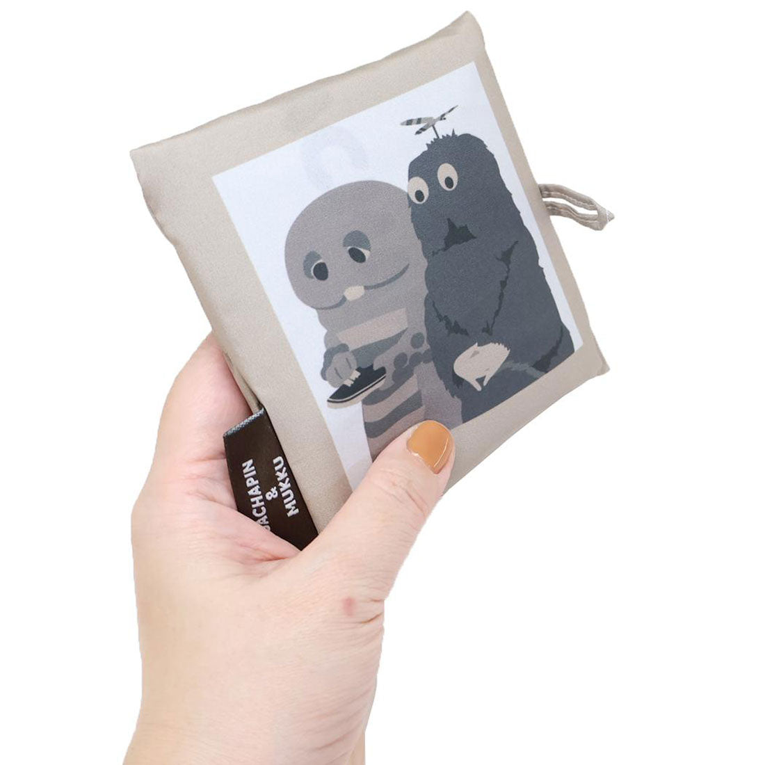 シネマコレクション cinemacollection ガチャピン＆ムック ショッピングバッグ エコバッグ セピアカラー 丸眞 お買い物かばん キャラクター グッズ 他
