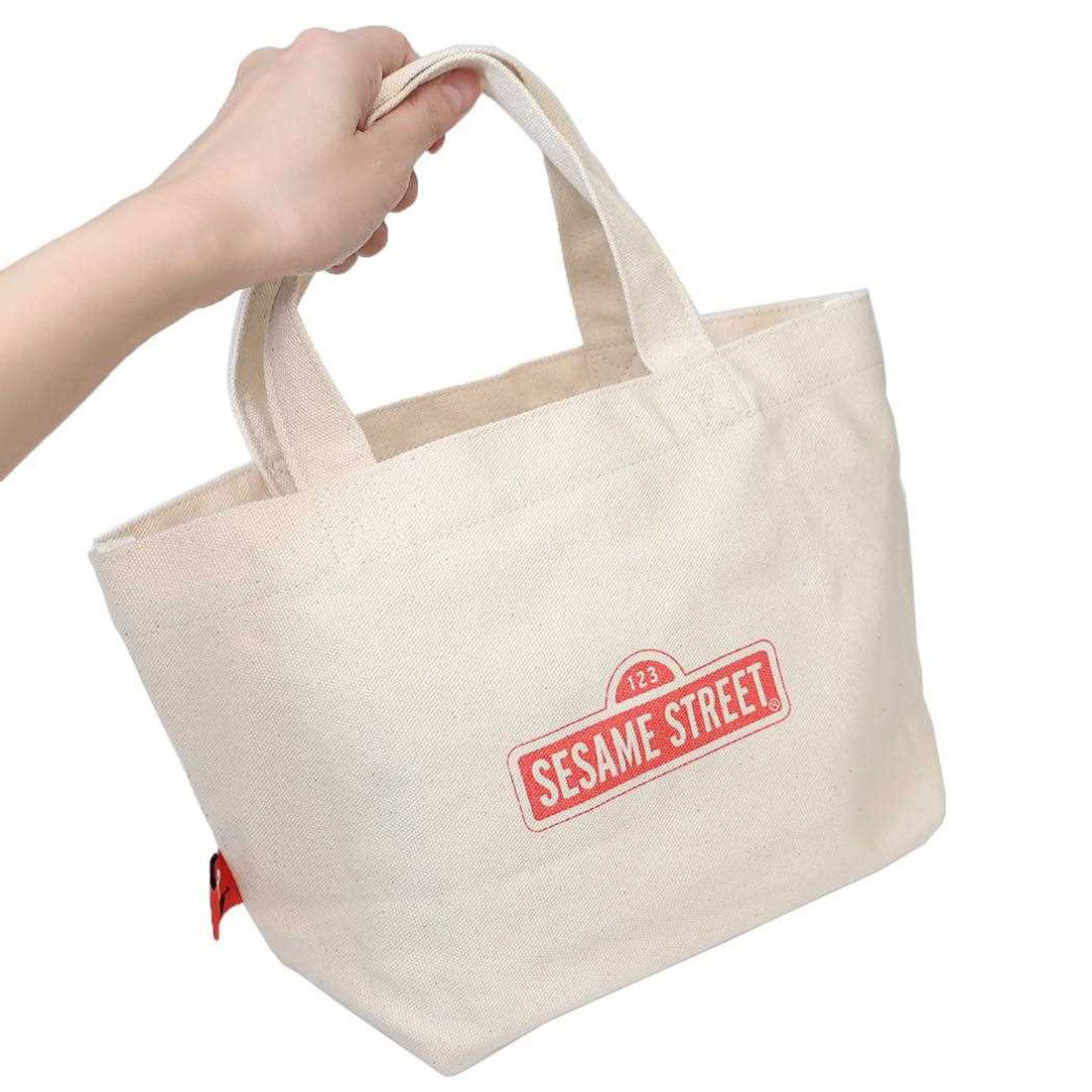 シネマコレクション cinemacollection セサミストリート ランチバッグ 帆布ミニトート エルモ  お弁当かばん キャラクター グッズ 他