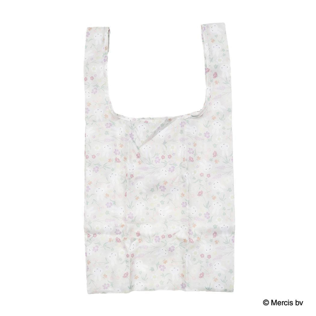 シネマコレクション cinemacollection ミッフィー エコバッグ MIFFY Floral pattern ショッピングバッグS ベージュ ディックブルーナ エフエービージャパン お買い物バッグ 絵本キャラクター グッズ 他