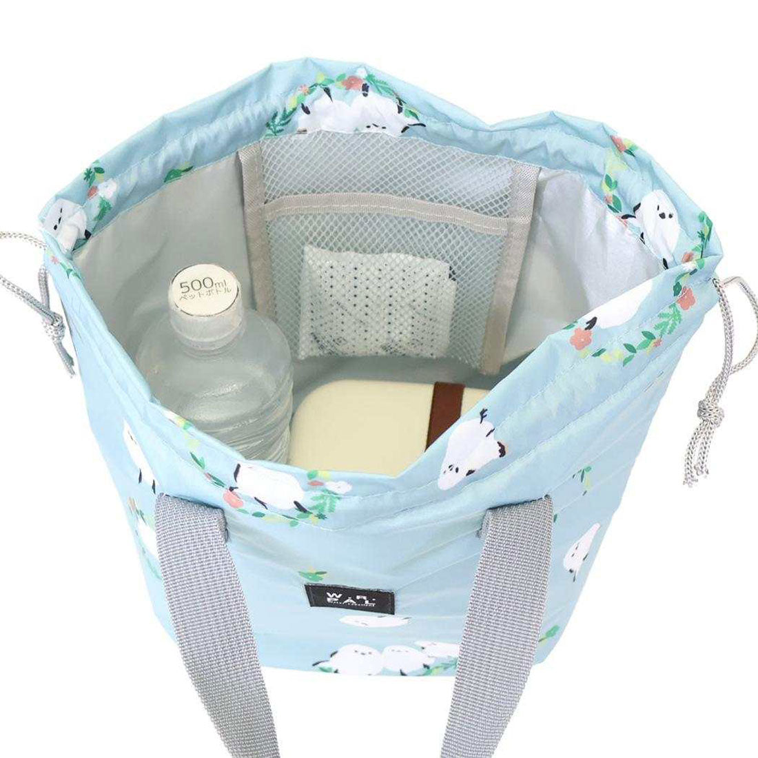 シネマコレクション cinemacollection ランチバッグ 保冷巾着バッグ リースしまださん フレンズヒル お弁当バッグ かわいい グッズ ブルー