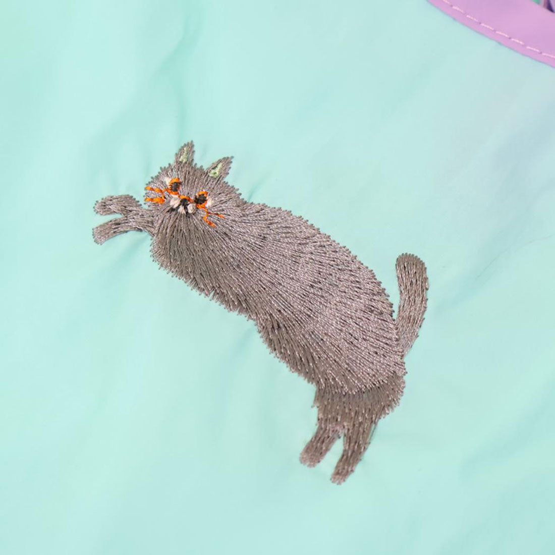 シネマコレクション cinemacollection ショッピングバッグ ポーチ付ミニエコバッグ ジャンプミュー ねこ フレンズヒル お買い物かばん ショッピングバッグ かわいい グッズ ブルー