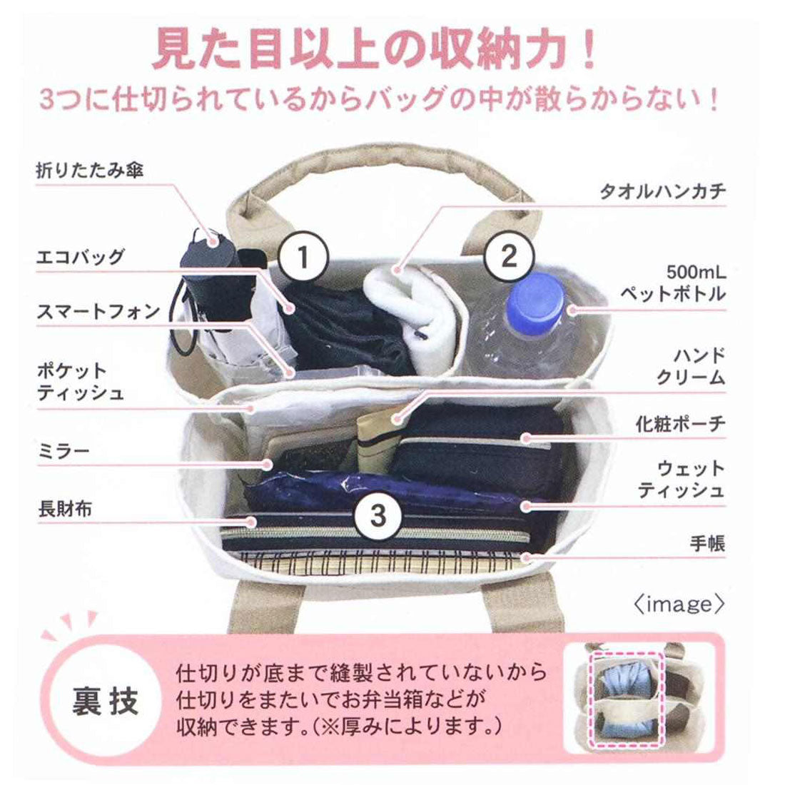 シネマコレクション cinemacollection 水森亜土 手提げかばん 収納上手ミニトート ガール カミオジャパン プレゼント キャラクター グッズ 他