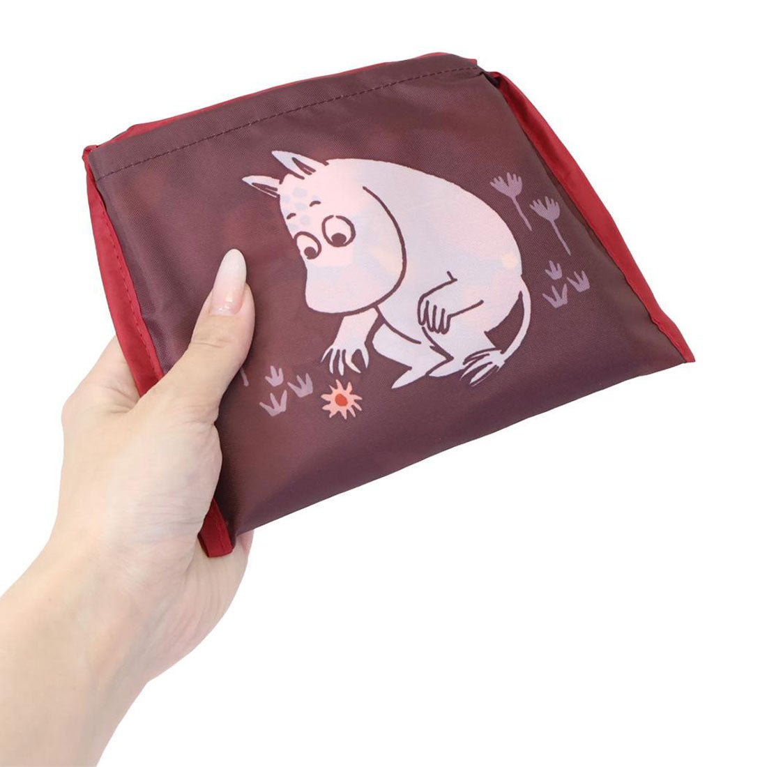 シネマコレクション cinemacollection ムーミン エコバッグ ショッピングバッグA お花 ブラウン 北欧 スモールプラネット お買い物かばん キャラクター グッズ 他