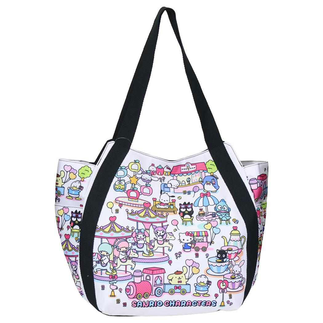 シネマコレクション cinemacollection サンリオキャラクターズ トートバッグ プリントバルーンバッグ 4285 Sanrio ヤスダ通商 手提げかばん キャラクター グッズ マルチカラー