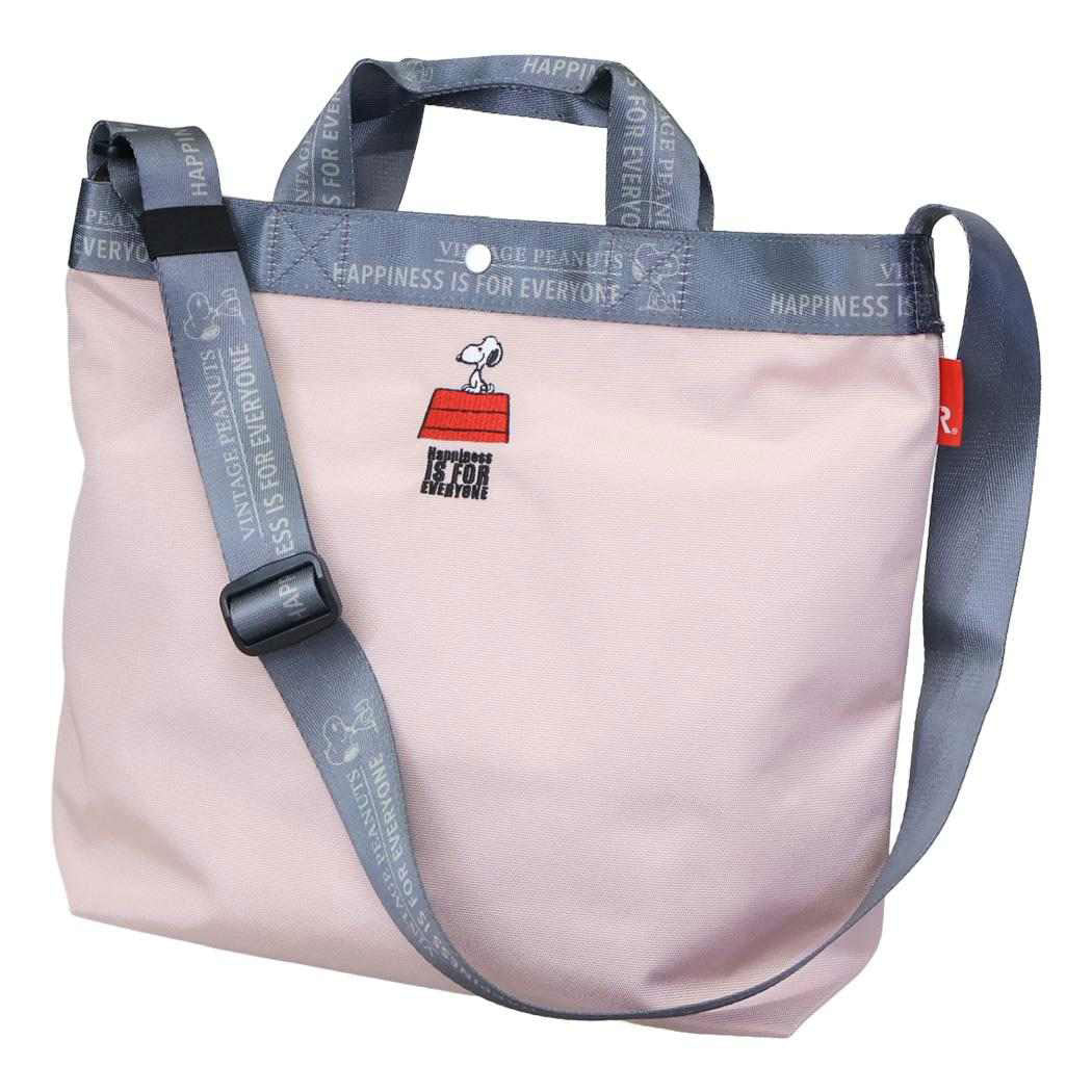 シネマコレクション cinemacollection スヌーピー ショルダーバッグ IP.ミディアム2w.Peanuts-1D 2wayバッグ Pink ピーナッツ ルートート 手提げかばん キャラクター グッズ 他