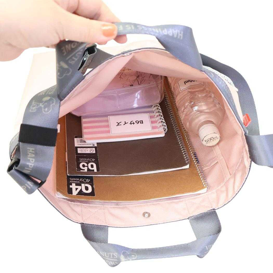 シネマコレクション cinemacollection スヌーピー ショルダーバッグ IP.ミディアム2w.Peanuts-1D 2wayバッグ Pink ピーナッツ ルートート 手提げかばん キャラクター グッズ 他