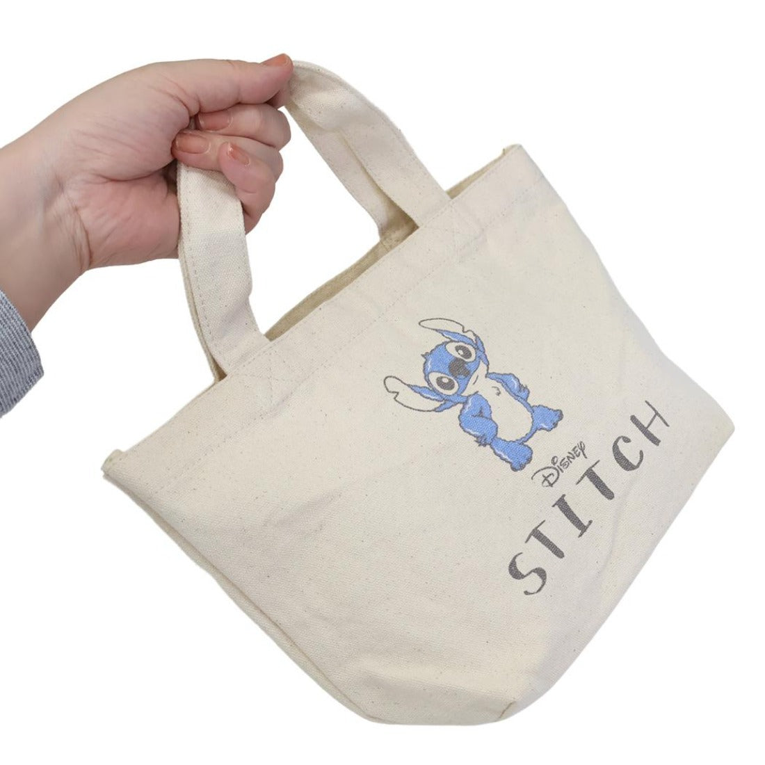 シネマコレクション cinemacollection スティッチ ランチバッグ 帆布ミニ手提げかばん エクリュ ディズニー ラビット マルチカラー