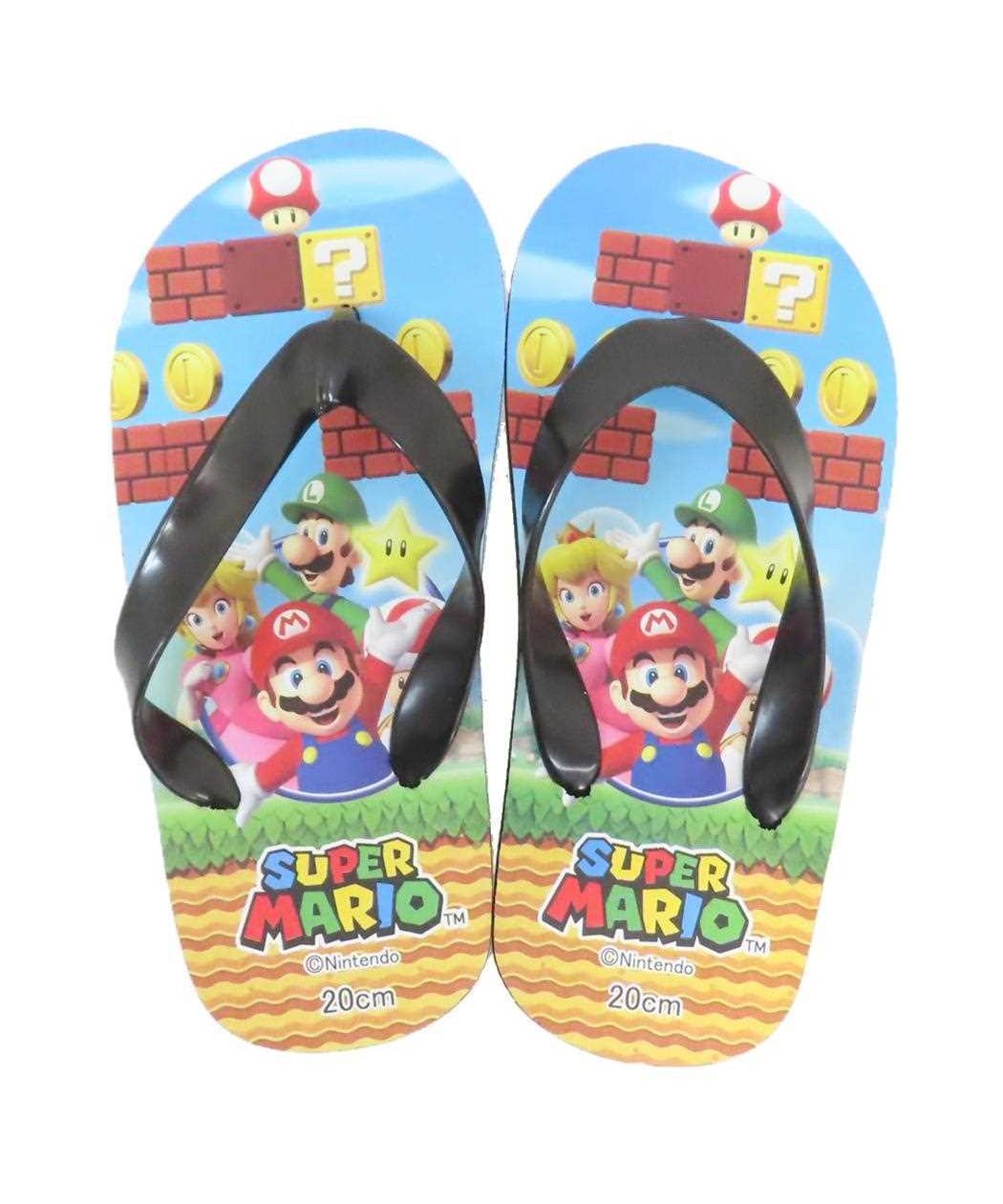 Cinema Collection cinemacollection Super Mario Kids Sandals Beach Sandals Sky J's Planning Kids Children Character Goods
