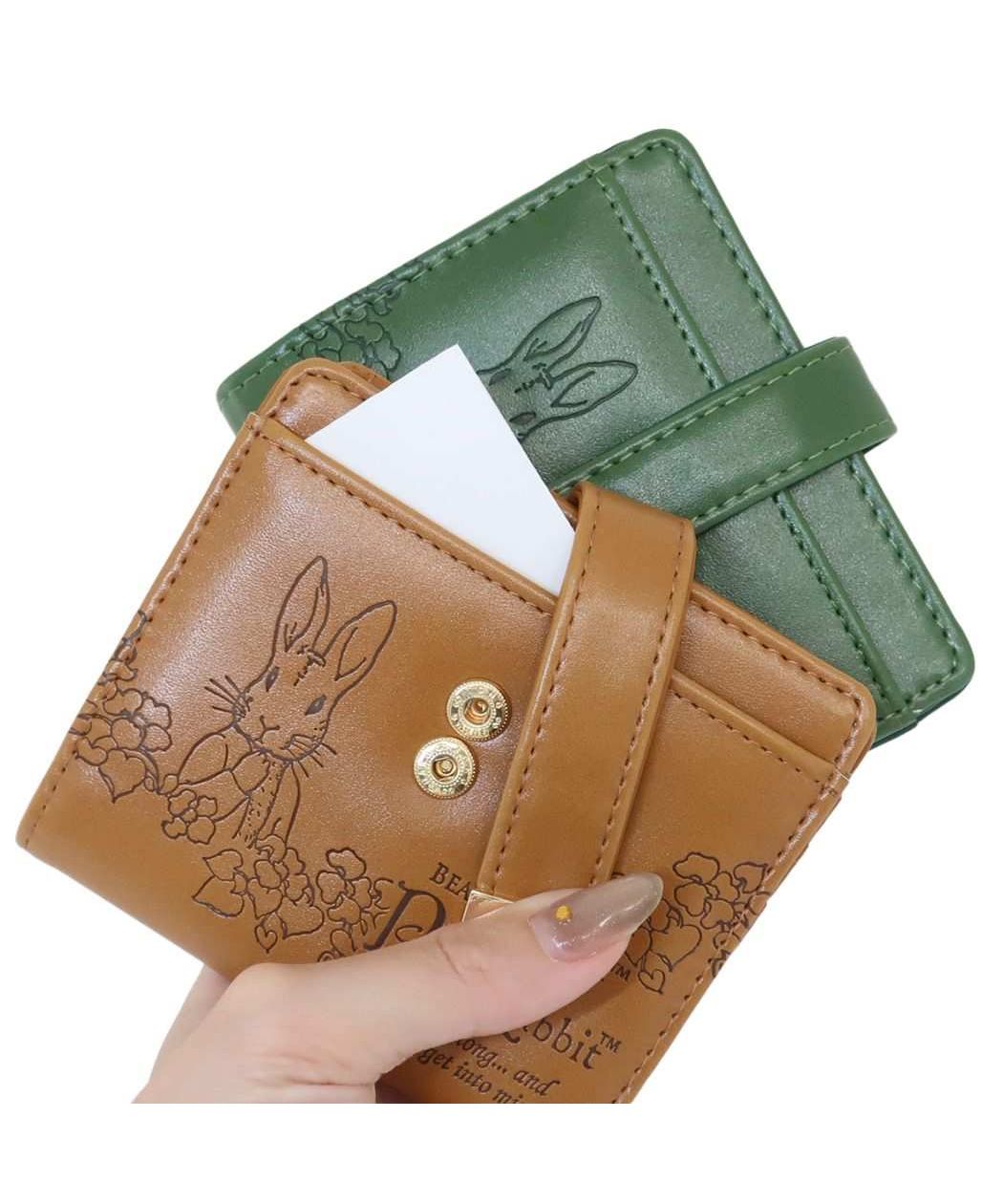 シネマコレクション cinemacollection ピーターラビット[二つ折り財布]スリム札入れ ショートウォレット   （グリーン/GRN） グリーン/GRN