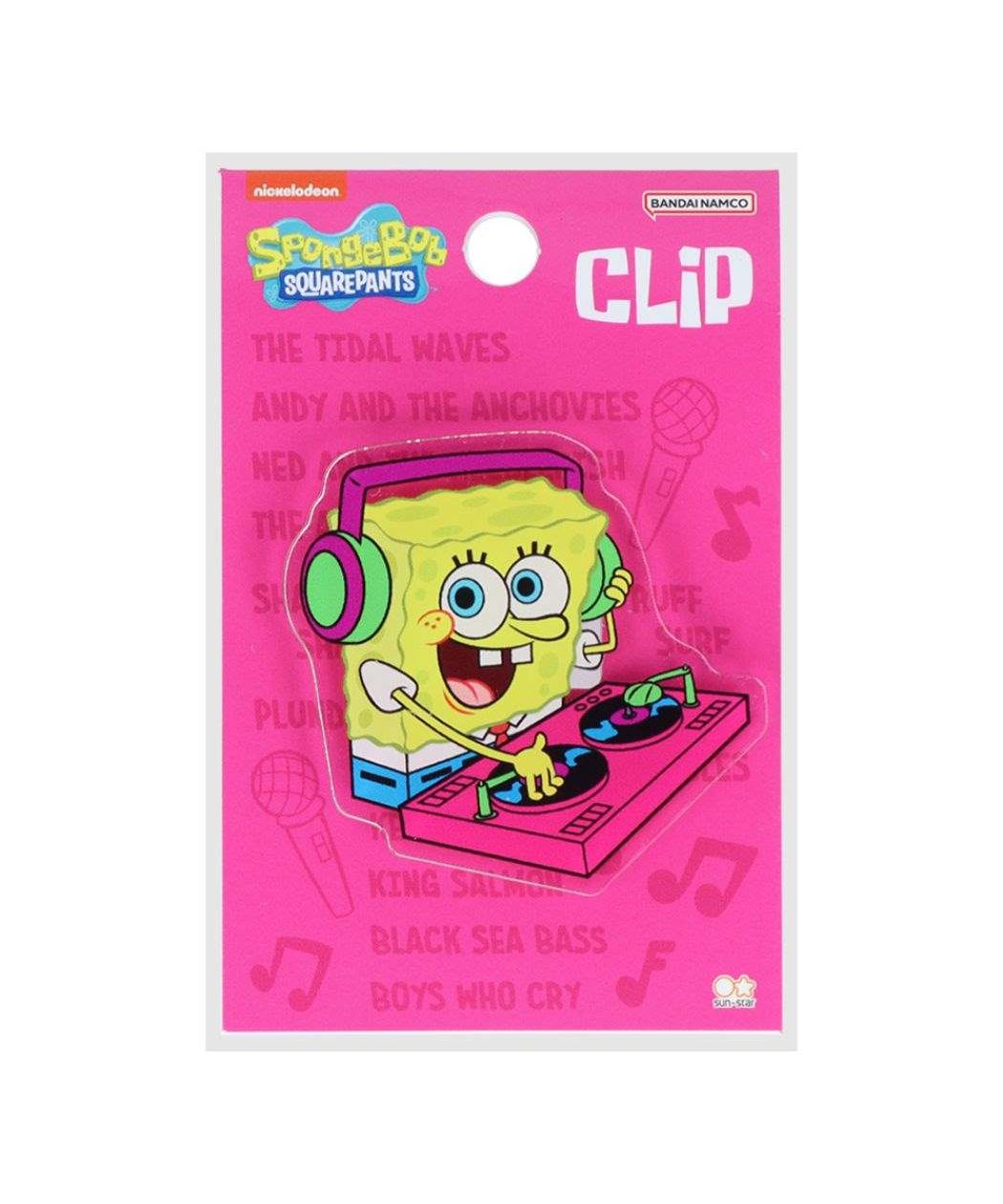 シネマコレクション cinemacollection スポンジボブ ダイカットクリップ アクリルクリップ A ニコロデオン サンスター文具 事務用品 キャラクター グッズ  （メーカー指定色） メーカー指定色