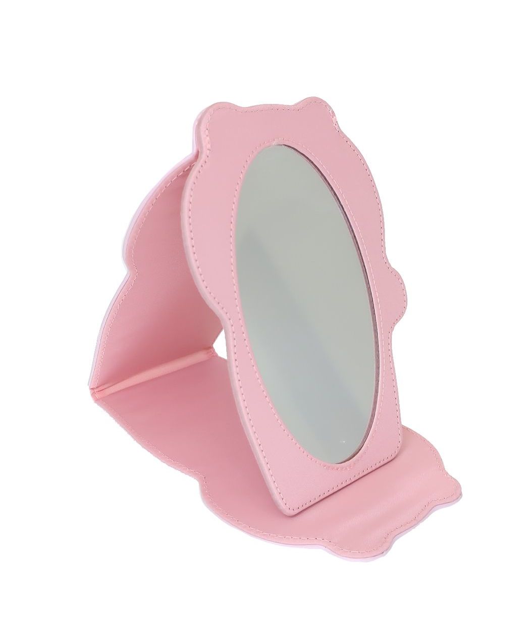 シネマコレクション cinemacollection ちいかわ 手鏡 ダイカットファブリックミラー 粧美堂 折りたたみミラー コスメ雑貨 キャラクター グッズ 【返品不可商品】 （メーカー指定色） メーカー指定色