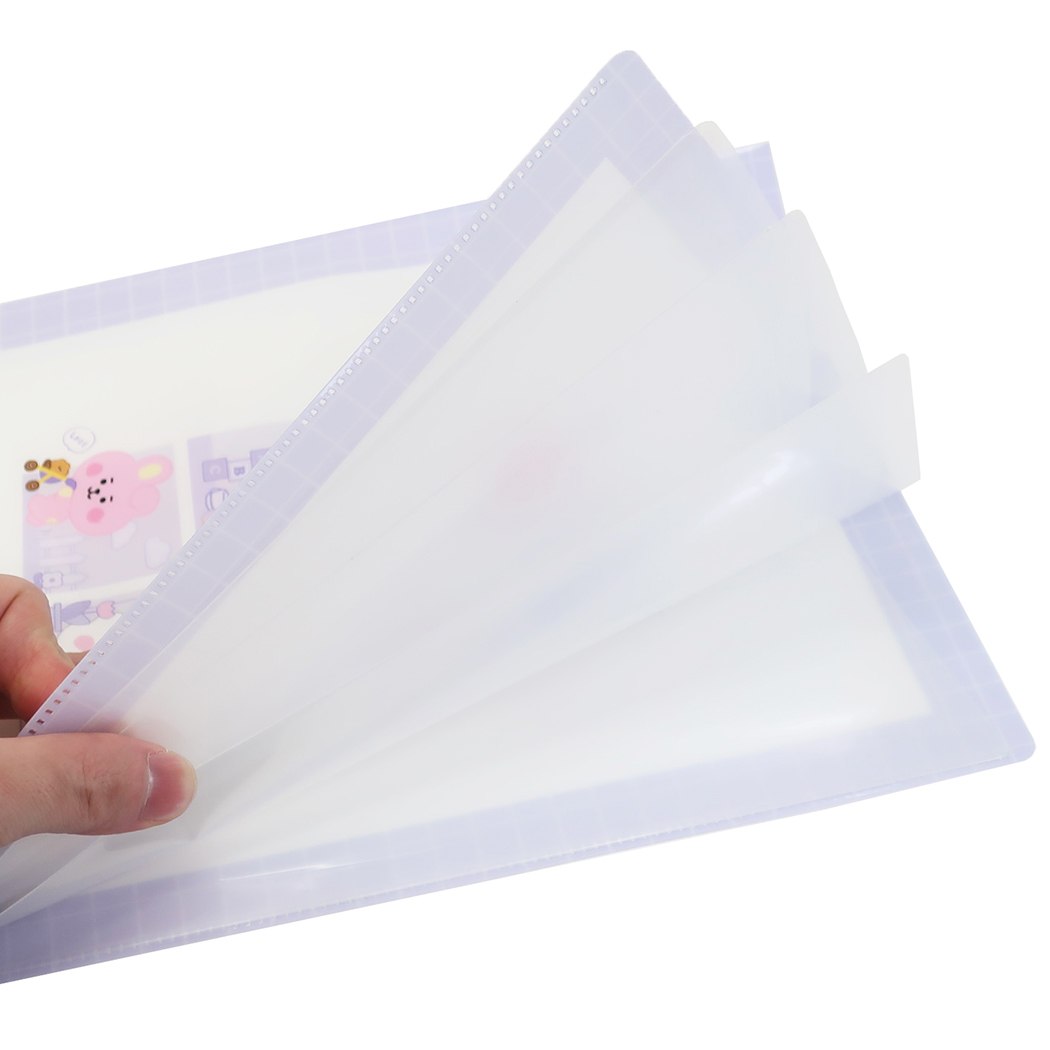 シネマコレクション cinemacollection BT21 キャラクター ポケットファイル 10ポケット クリアファイル ちびぬいルーム LINE FRIENDS プレゼント 男の子  （メーカー指定色） メーカー指定色