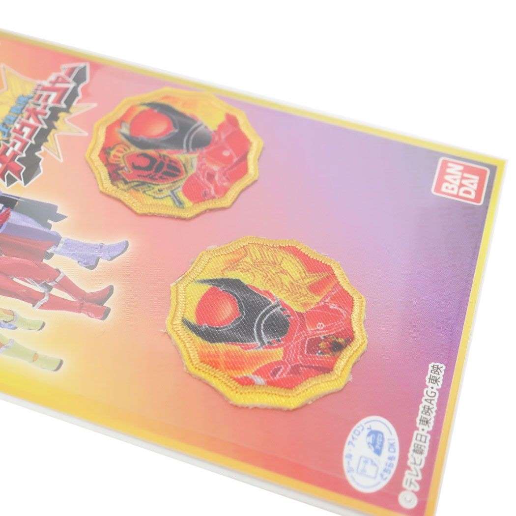 シネマコレクション cinemacollection 王様戦隊キングオージャー スーパー戦隊シリーズ キャラクター ワッペン ミニアイロンパッチシール2枚セット （メーカー指定色） メーカー指定色