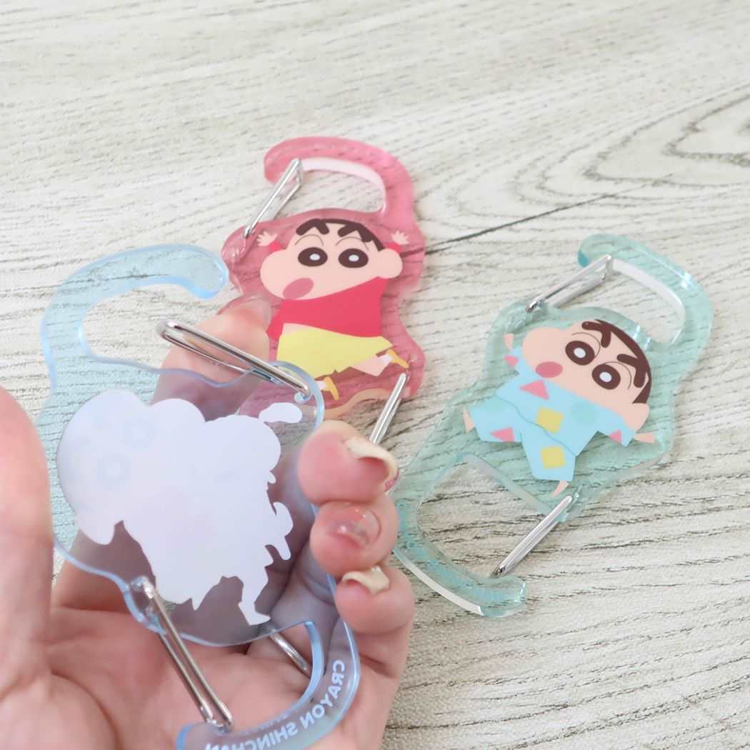 Cinema Collection cinemacollection Crayon Shin-chan Twin Carabiner Holder Keychain Anime Character Shin-chan