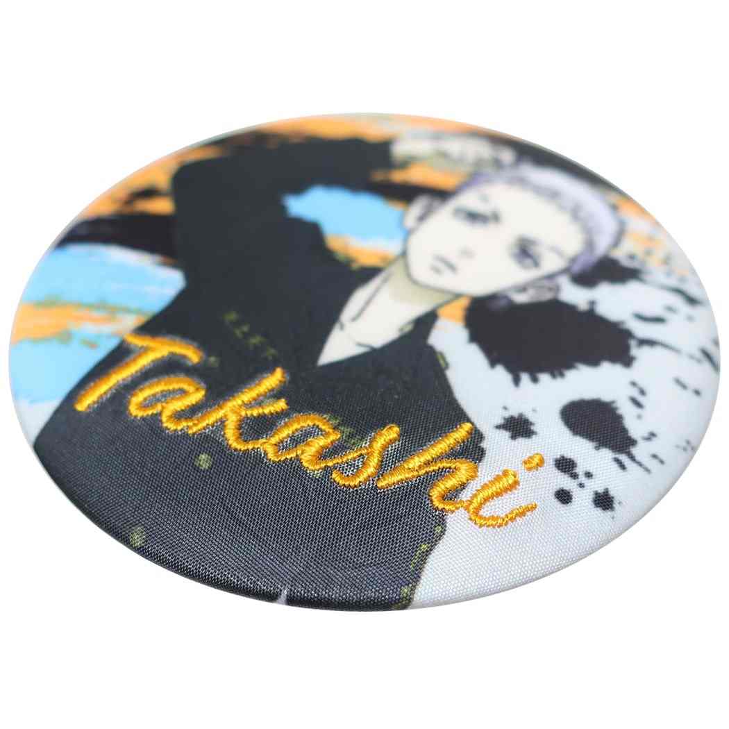 シネマコレクション cinemacollection 東京リベンジャーズ 缶バッジ 刺繍 カンバッジ 三ツ谷隆 少年マガジン プレゼント 男の子 女の子 ギフト  （メーカー指定色） メーカー指定色