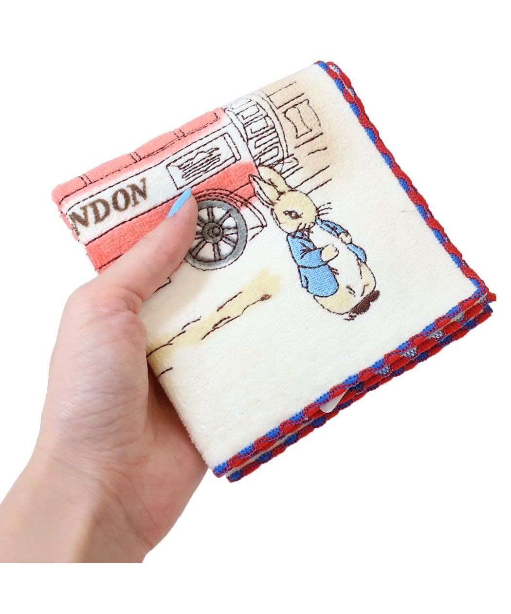 シネマコレクション cinemacollection ピーターラビット ミニタオル 刺繍 ハンドタオル メインストリート 丸眞 お手拭きタオル 絵本キャラクター グッズ