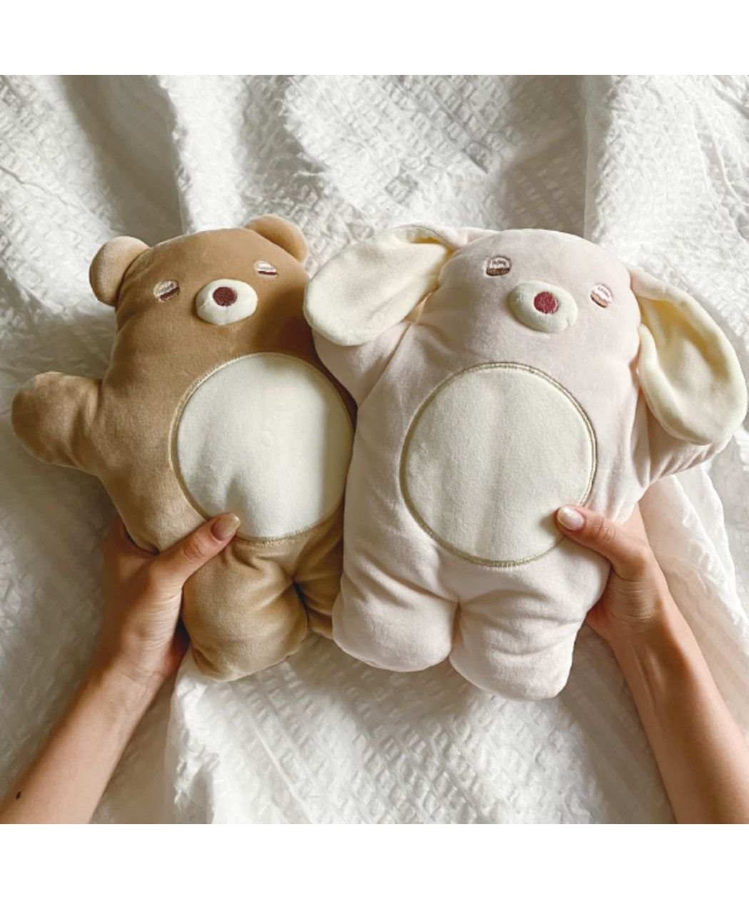 シネマコレクション cinemacollection みんみんめいと 枕 リラックスピロークッション クマ パインクリエイト プレゼント ギフト ホット＆クール グッズ  （メーカー指定色） メーカー指定色