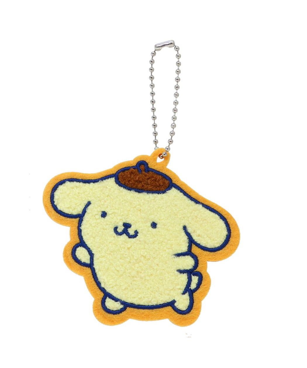 シネマコレクション cinemacollection ポムポムプリン キーチェーン 刺繍ワッペンチャーム サンリオ ジェイズプランニング かわいい キャラクター グッズ  （メーカー指定色） メーカー指定色