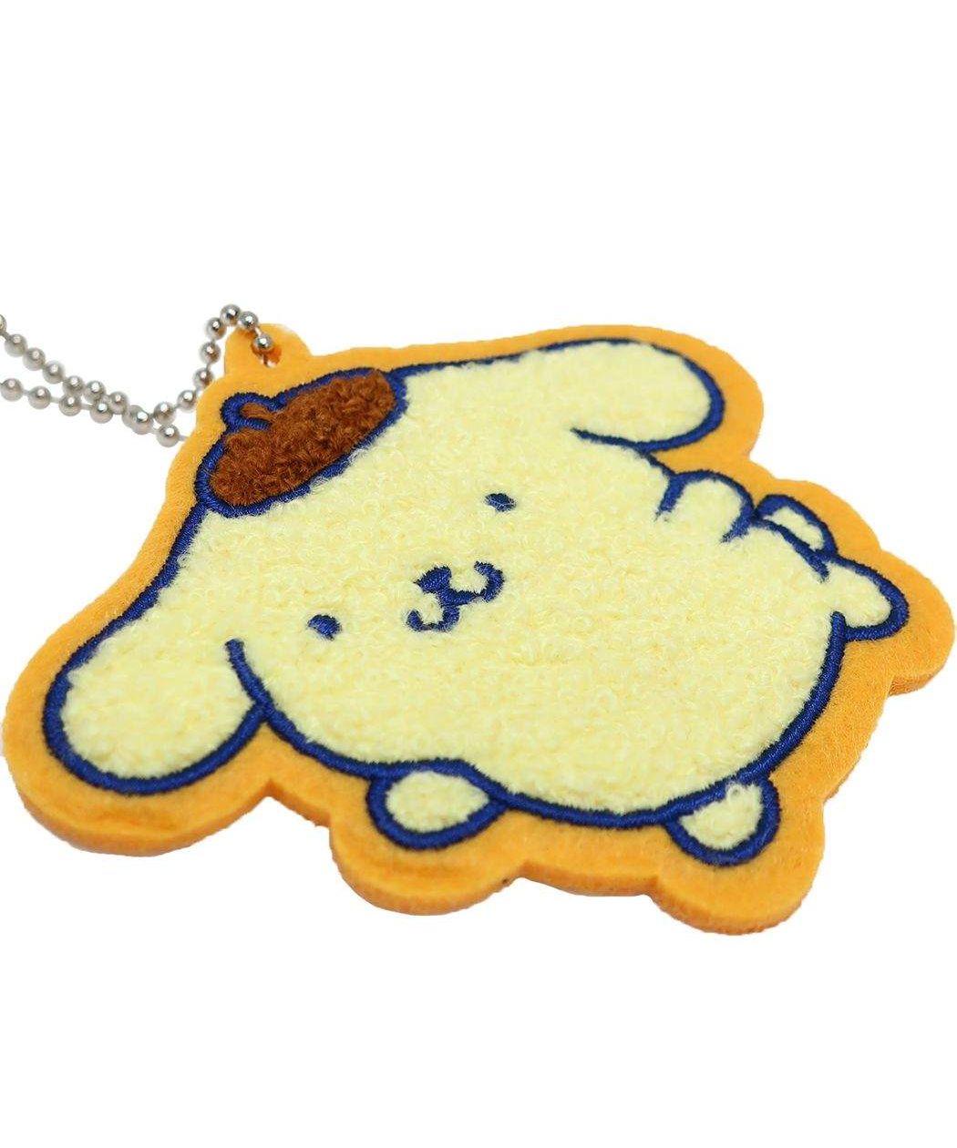 シネマコレクション cinemacollection ポムポムプリン キーチェーン 刺繍ワッペンチャーム サンリオ ジェイズプランニング かわいい キャラクター グッズ  （メーカー指定色） メーカー指定色