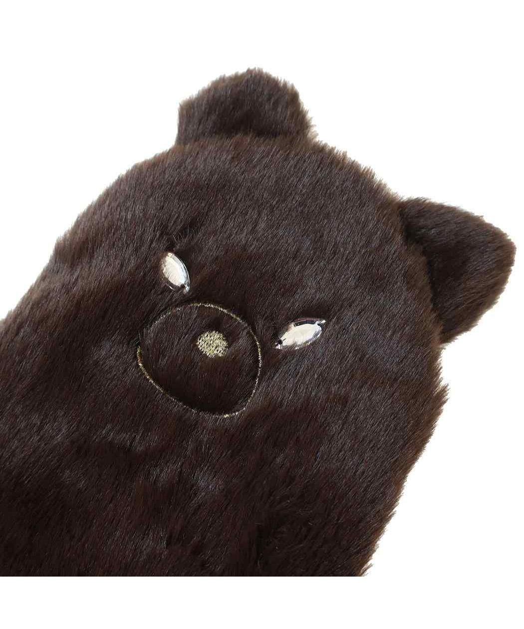シネマコレクション cinemacollection [手袋]指ぬきグローブ クマファー アニマル （ダークブラウン） ダークブラウン