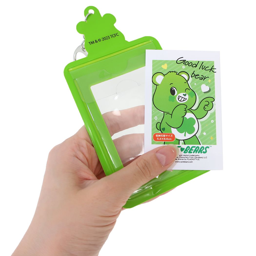 シネマコレクション cinemacollection ケアベア 定期入れ パスケース グッドラックベア CareBears ケイカンパニー カードケース ICカード チェキ キャラクター グッズ  （メーカー指定色） メーカー指定色