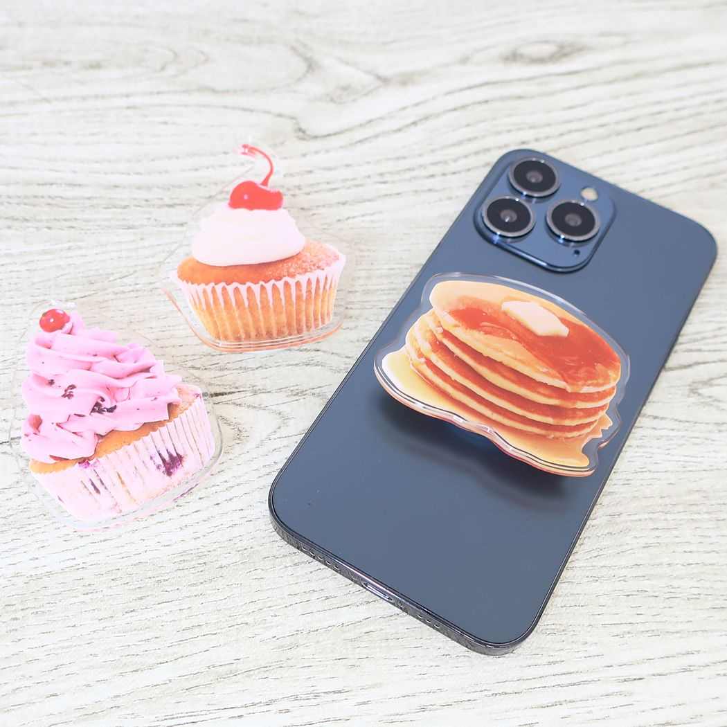 シネマコレクション cinemacollection スマホアクセ アクリルスマホグリップ berry cake ミントイン かわいい プレゼント グッズ  （メーカー指定色） メーカー指定色