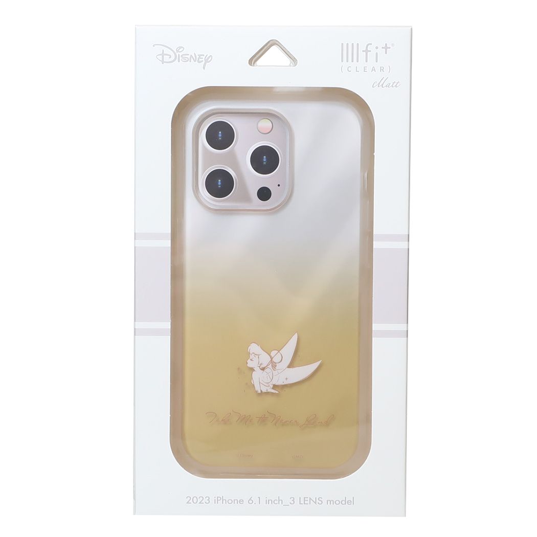 シネマコレクション cinemacollection ティンカーベル iPhone15 IIIIfit Clear 2023 iPhone 6.1 inch 3 LENS model対応ケース iPhone15Pr （メーカー指定色） メーカー指定色