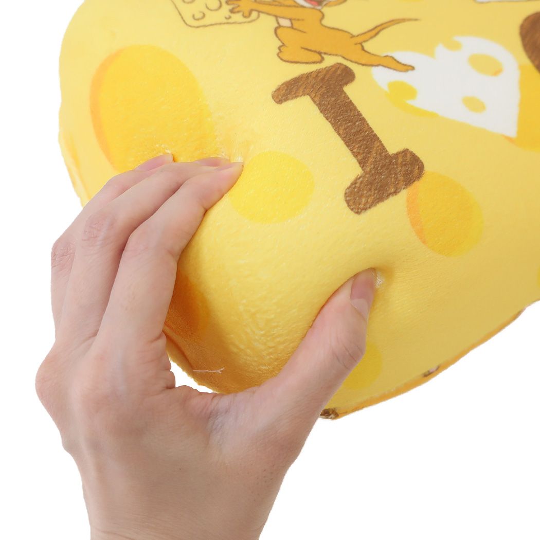 Cinema Collection cinemacollection Tom and Jerry Cushion Lumbar Support Cushion Surrounded by Cheese Warner Brothers Marushin Nap Pillow Character Goods