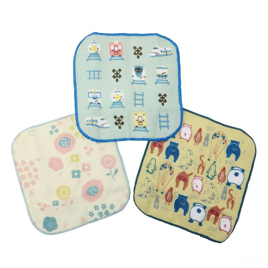 シネマコレクション cinemacollection タオルセット ガーゼミニミニタオル3枚セット ブルー ミントイン ギフト かわいい グッズ  （メーカー指定色） メーカー指定色