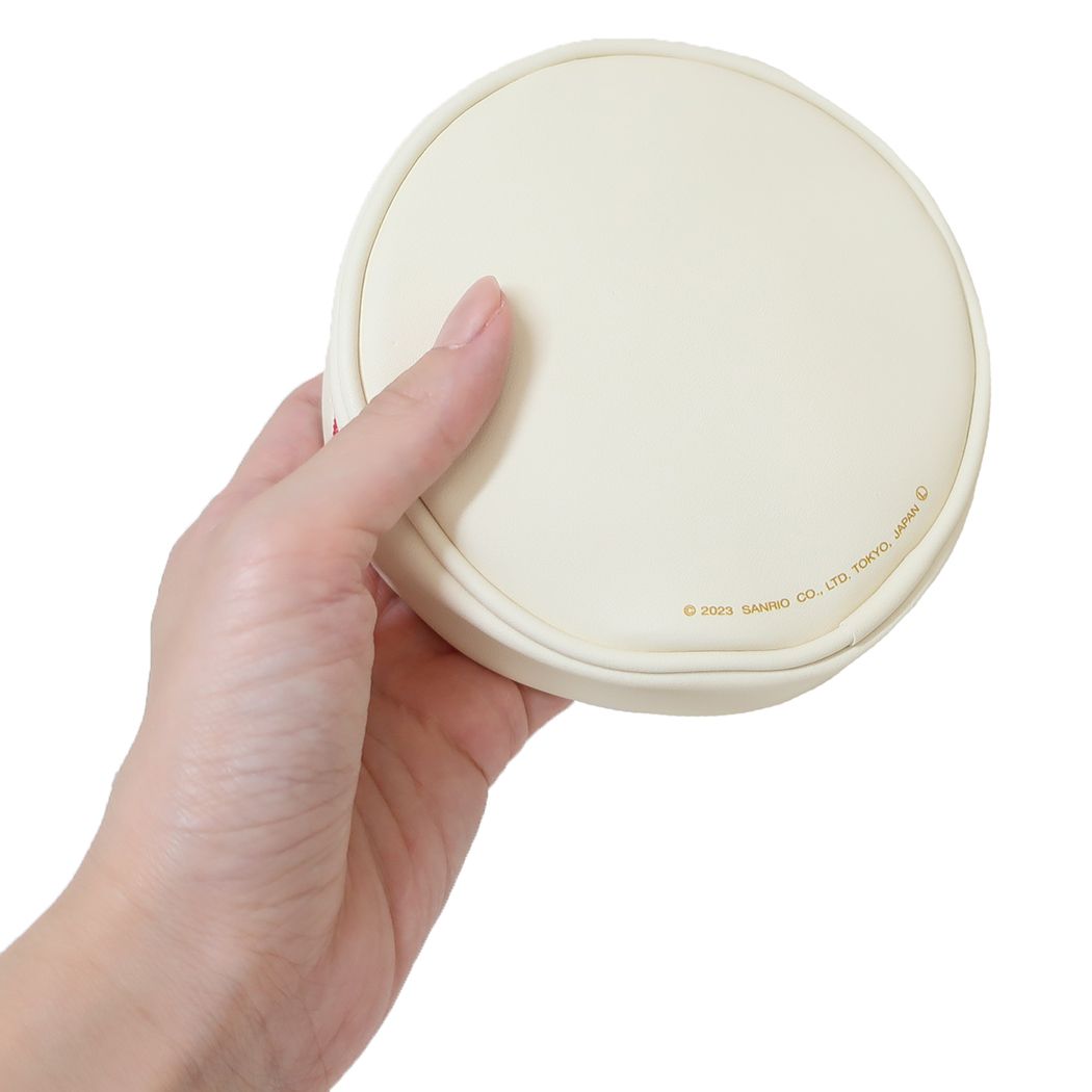 シネマコレクション cinemacollection マイメロディ コスメポーチ 牛乳瓶のふた風ポーチ サンリオ サンタン 化粧ポーチ 小物入れ キャラクター グッズ  （メーカー指定色） メーカー指定色