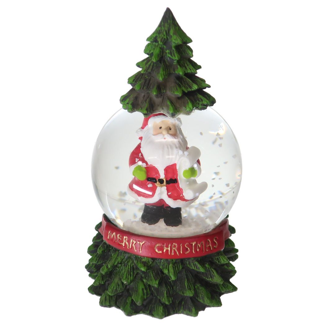シネマコレクション cinemacollection オブジェ スノーグローブ45mm ミニツリー サンタ クリスマス APJ プレゼント スノードーム Xmas グッズ  （メーカー指定色） メーカー指定色