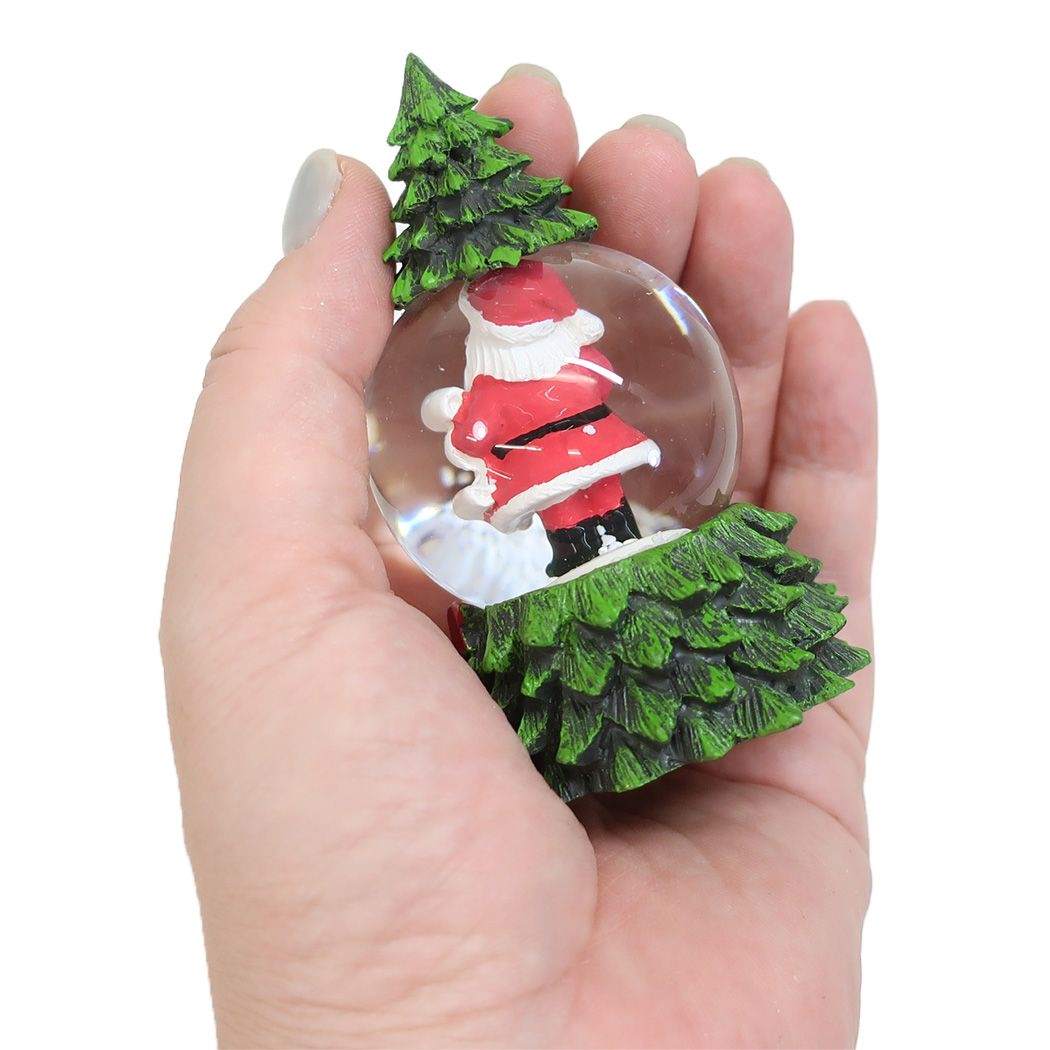 シネマコレクション cinemacollection オブジェ スノーグローブ45mm ミニツリー サンタ クリスマス APJ プレゼント スノードーム Xmas グッズ  （メーカー指定色） メーカー指定色