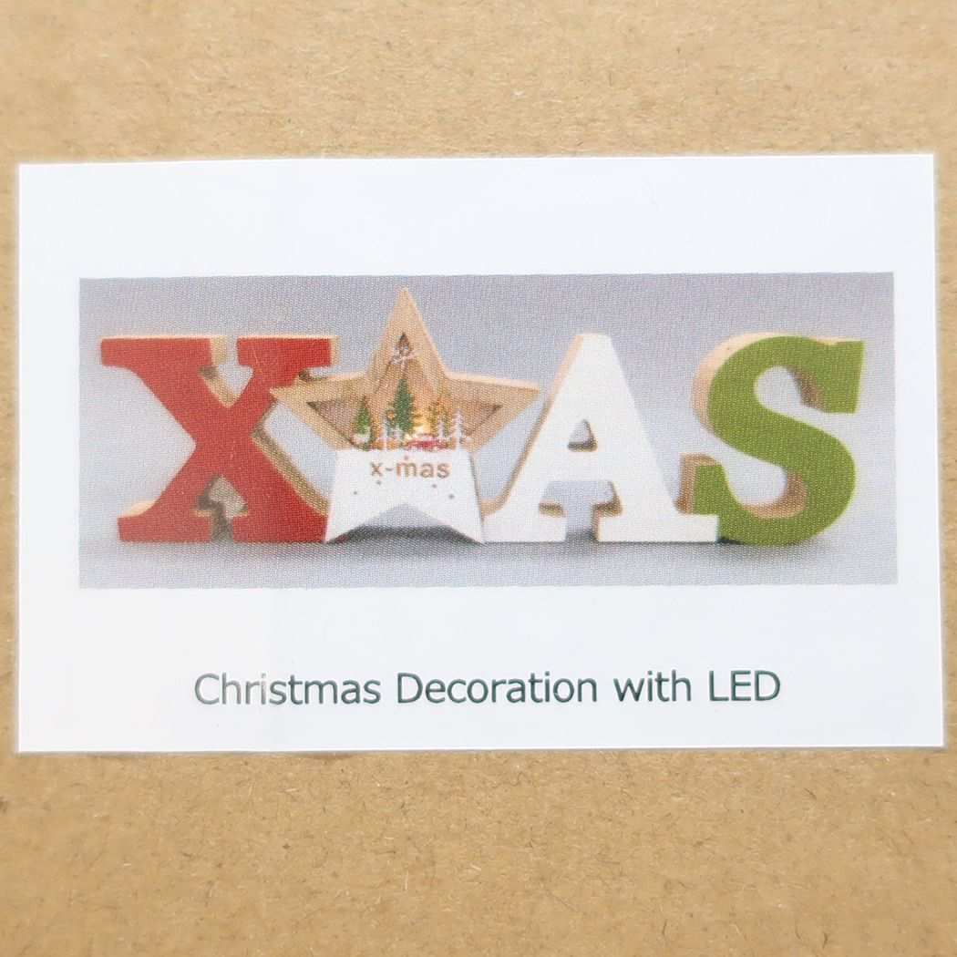 シネマコレクション cinemacollection インテリア雑貨 ウッドデコレーション クリスマス APJ Xmas プレゼント グッズ  （メーカー指定色） メーカー指定色