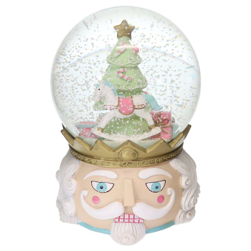 シネマコレクション cinemacollection オブジェ スノーグローブ100mm ナッツクラッカーキング オルゴール付 クリスマス APJ プレゼント スノードーム Xmas グッズ  （メーカー指定色） メーカー指定色