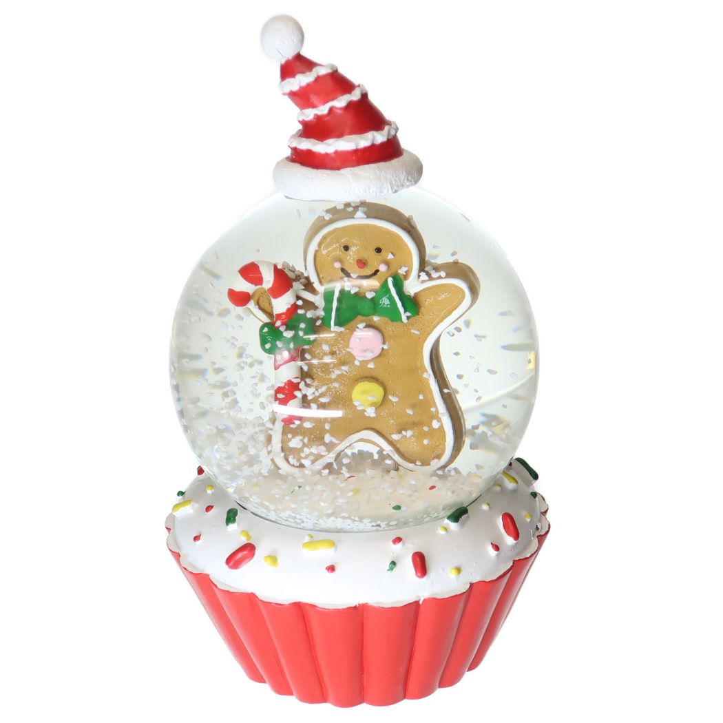 シネマコレクション cinemacollection オブジェ スノーグローブ65mm カップケーキ ジンジャーブレッド クリスマス APJ プレゼント スノードーム Xmas グッズ  （メーカー指定色） メーカー指定色