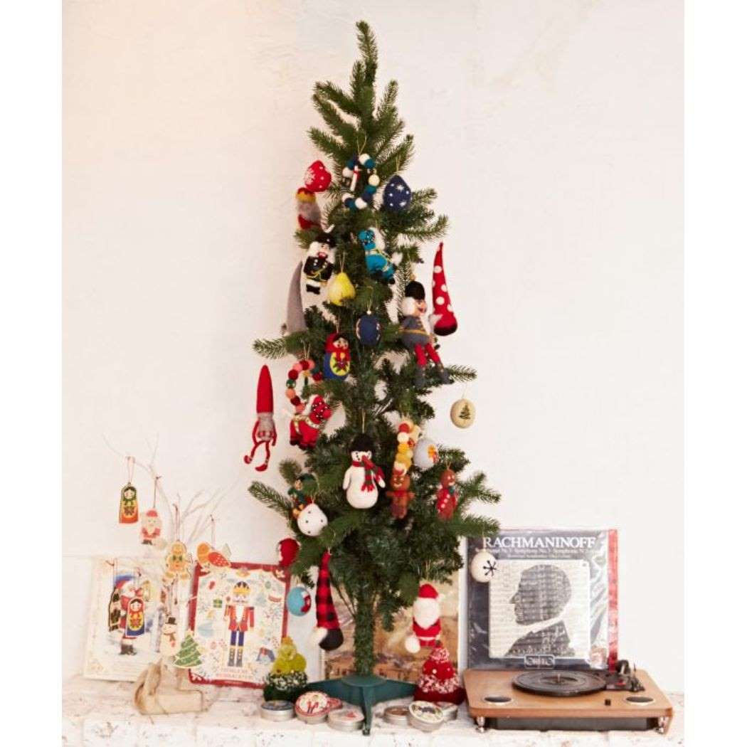 シネマコレクション cinemacollection インテリア雑貨 クリスマスモチーフリース RED アミナコレクション おしゃれ クリスマスツリー 飾り グッズ  （メーカー指定色） メーカー指定色